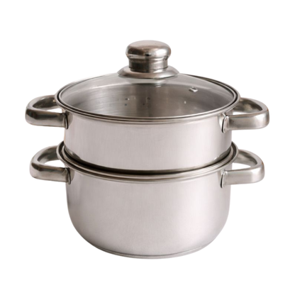 Vinod 2 tier Steamer | Durable Stainless Steel Steam Cooker |
