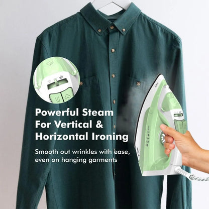 Havells Inox | Steam Iron | 1600 W | Pista Green | Self Clean | 220 ml |