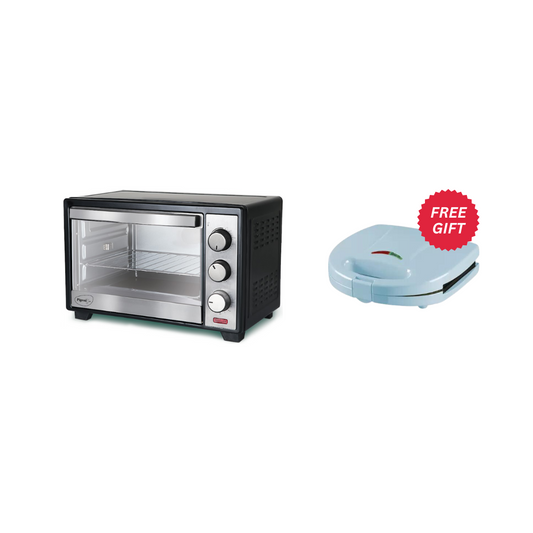 Pigeon 25L OTG with Roto + Pigeon Sandwich Maker Worth Rs. 1695 FREE