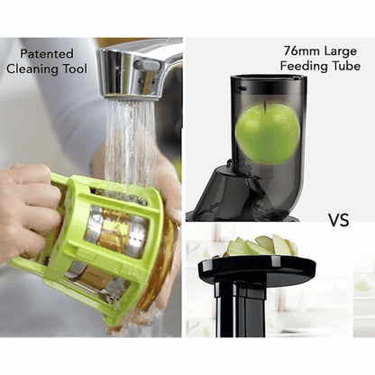 Kuvings Cold Press Whole Slow Juicer | B1700 Black + Smoothie and Sorbet Maker