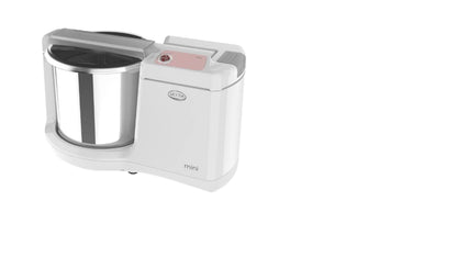 Ultra Mini Wet Grinder | 1.25 litre | White | 85W Motor |