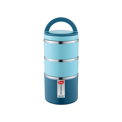 Pigeon Thermo Warm & Fresh-Fresh Tiffin Box 3- Blue