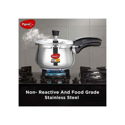 Pigeon Inox Pro Stainless Steel Pressure Cooker | 3Ltr |