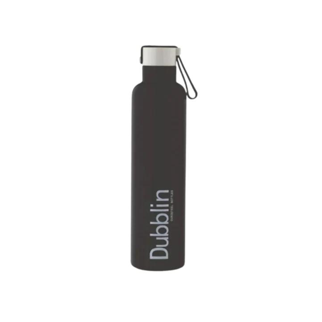 Dubblin Boom Stainless Steel Water Bottle | Black | 900ml |