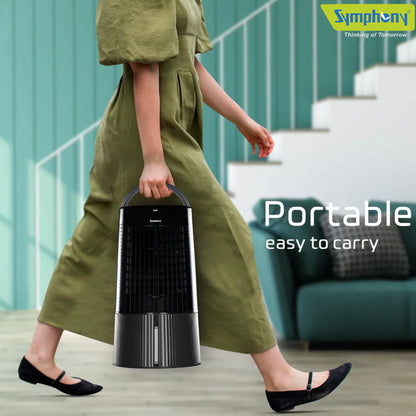 Symphony Duet- i | Personal Tower Cooling Fan | Grey |