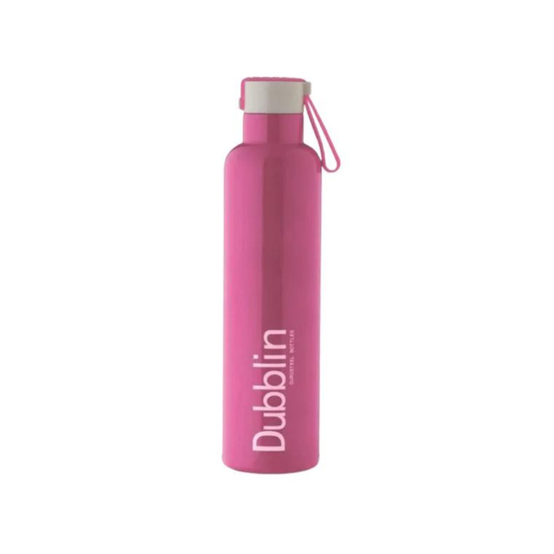 Dubblin Boom Stainless Steel Water Bottle | Pink | 900ml |