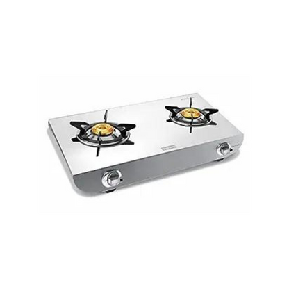 Vidiem TUSKER GAS STOVE | SS | 2 BURNER + Vidiem Energies Pressure Cooker Worth Rs.990 FREE