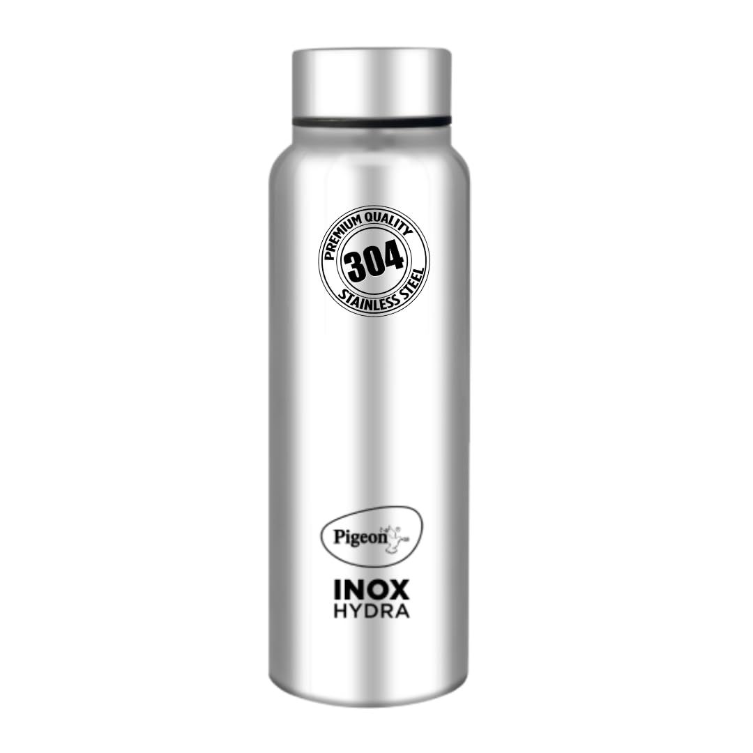 Pigeon Inox Hydra Plus Stainless Steel Water Bottle | Silver |