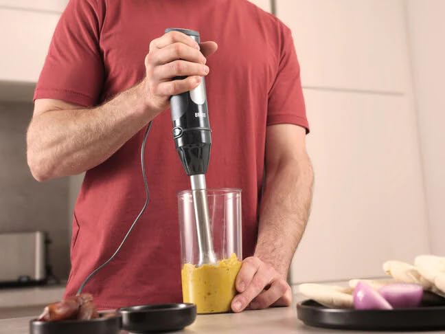 Braun MultiQuick 5 Pro Hand Blender | 1000W | White | Stainless steal| Lightweight