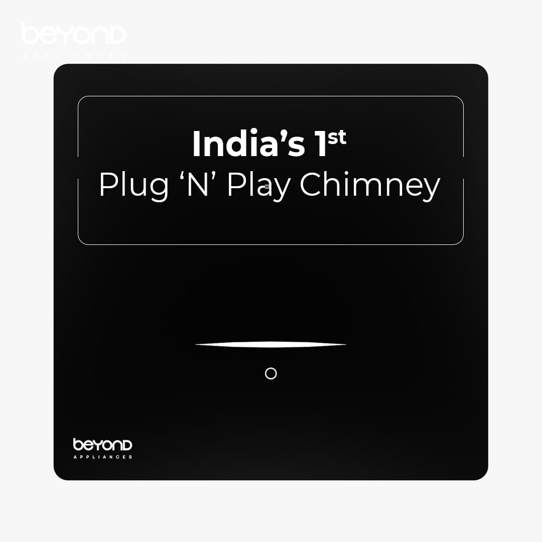 Beyond Cube Chimney | Black | Ductless Design