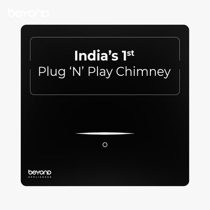 Beyond Cube Chimney | Black | Ductless Design