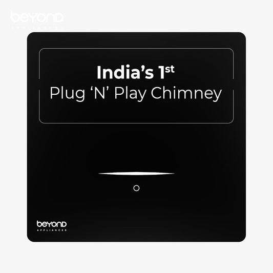 Beyond Cube Chimney | Black | Ductless Design