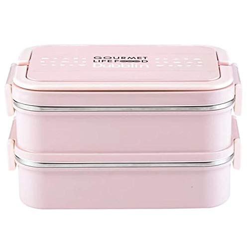 Dubblin Stainless Steel Duplex Lunch Box 