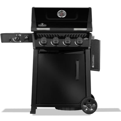 Napoleon Freestyle | FP425DSBPK | Side Flame Burner | LPG Gas BBQ Grill | 4 Burner Outdoor Barbecue | Black |