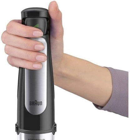 Braun MultiQuick 5 Pro Hand Blender | 1000W | White | Stainless steal| Lightweight