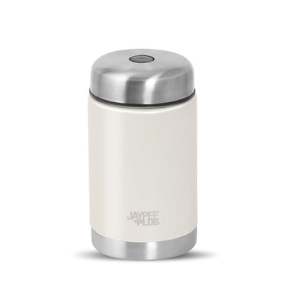 Jaypee Plus Stainless Steel Food Jar | Ivory | Leak Proof | Wide Mouth |