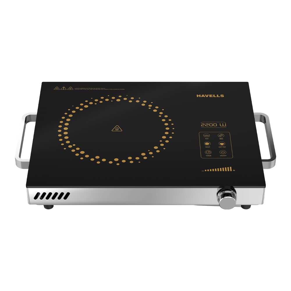 Havells Glo TC22 | 2200 Watt | Infrared Induction Cooktop With Digital Display |