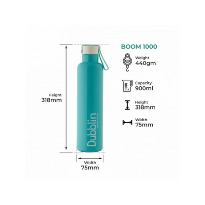 Dubblin Boom Premium Stainless Steel Water Bottle | Green |