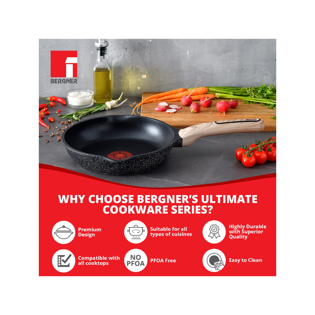 Bergner Ultimate Non-Stick Aluminium Frypan | 24cm | 1.8L |