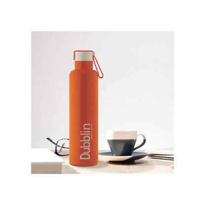 Dubblin Boom Stainless Steel Water Bottle | Orange | 900ml |