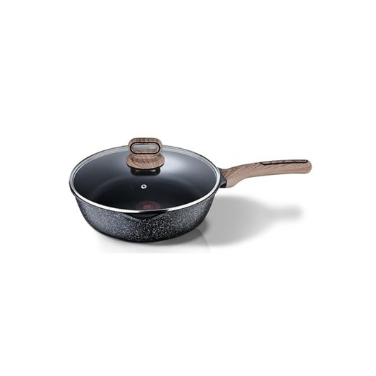 Bergner Non-Stick Deep Frypan with Glass Lid |28cm |3.2L