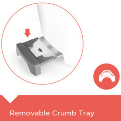 Black + Decker Toaster | 800-Watt | 2-Slice Pop-Up Toaster | Cool Touch Body |