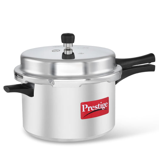 Prestige Popular Aluminium Pressure Cooker | 8.5 Litre | Comfortable Handles | Large Families |