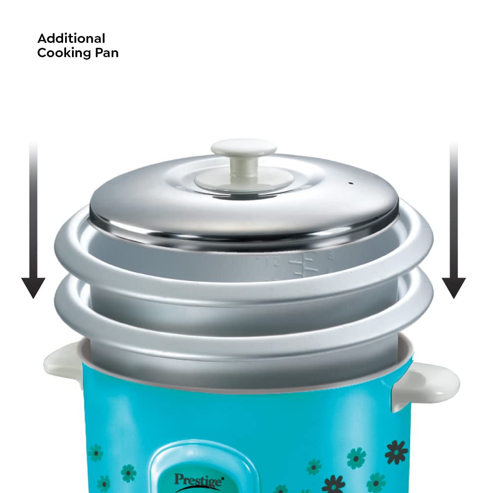 Prestige Delight Smart 1.8-2 Electric Rice Cooker | Blue | - Infinia Home and Kitchen