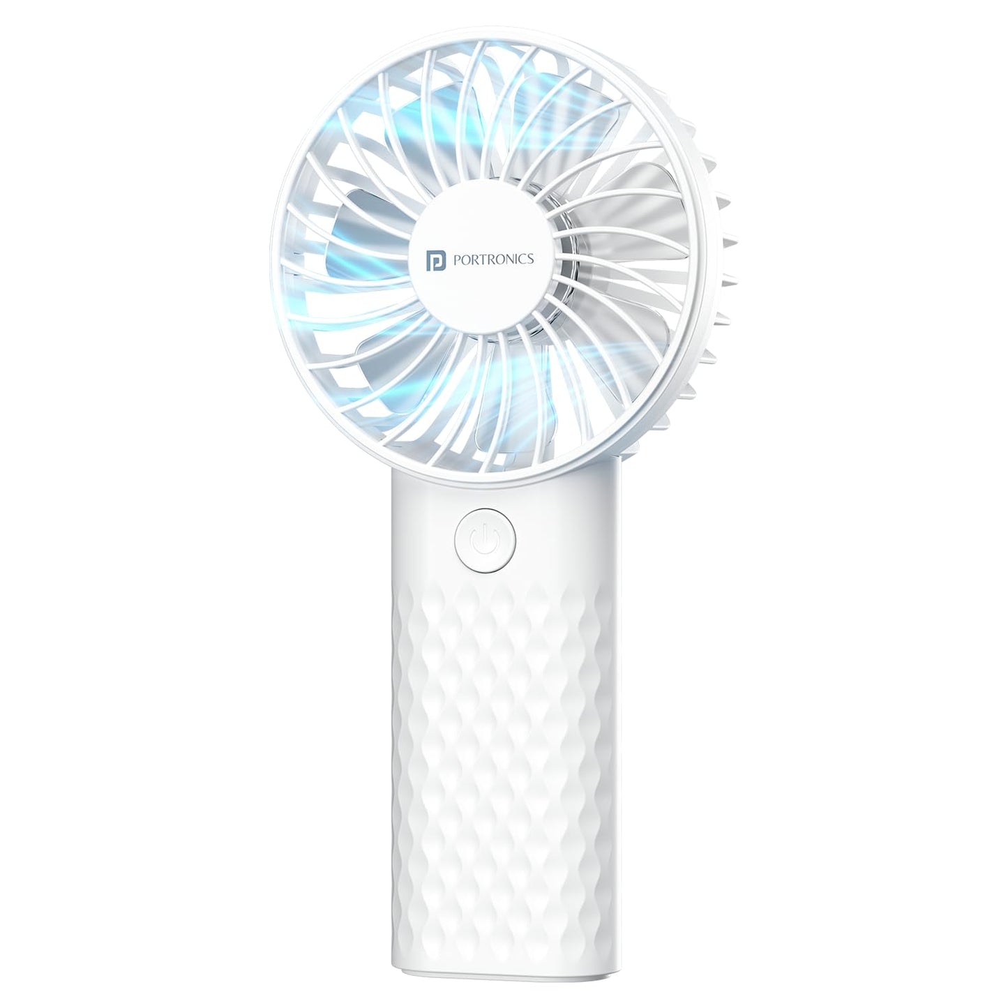 Portronics Toofan Mini 2 Portable Fan | 6 Speeds | for Travel & Office Use | Lightweight & Compact | White |