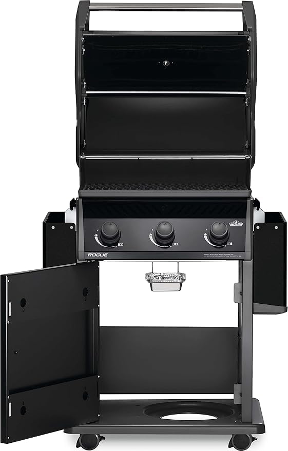 Napoleon Rouge | 425 LPG | Gas Grill | Black | Three Burners