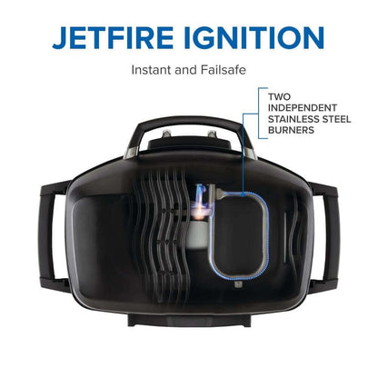 Napoleon TravelQ | PRO285X | Portable | Gas Grill | Foldable Scissor Cart | Black | 2 Burners |