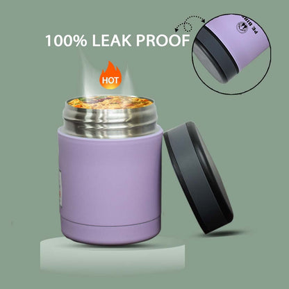 PE BIRDS Sambar Jar | Leak Proof | 500ml | Purple | Double Wall |