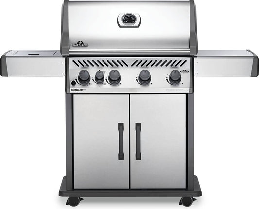 Napoleon Rogue XT 525 | Gas Grill | Stainless Steel | 4 Burner BBQ | Infrared Burner | Outdoor Grilling