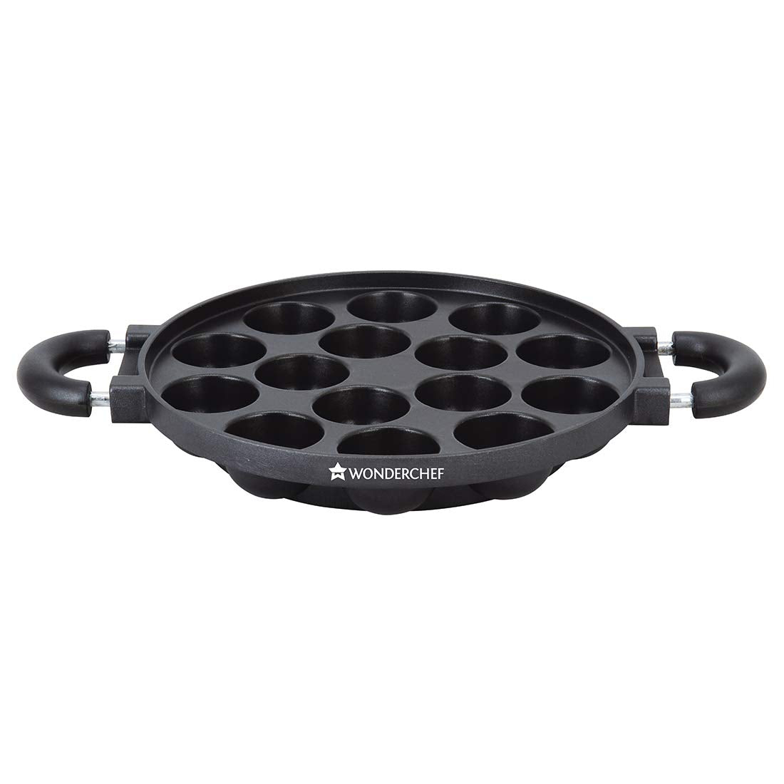 Buy Wonderchef Paniyarakkal | Non-stick |23 cm | 15 Cativies | Black |