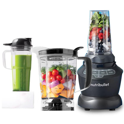 Nutribullet Pro 1000 Watts | 3 Unbreakable Jars | Dark Grey |
