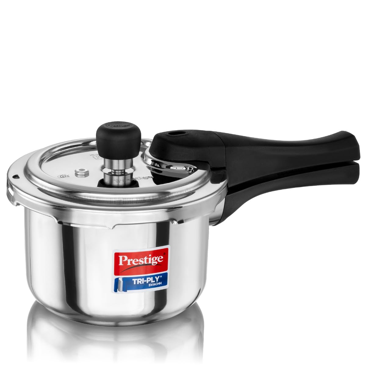 Prestige Triply Svach Pressure Cooker | 1.5 Litre | ISI Certified | 5 Years Warranty |