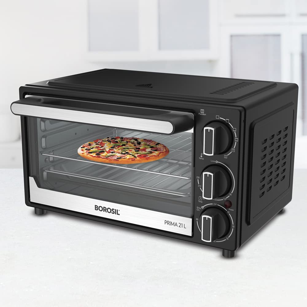 Buy Borosil Prime Oven Toaster Griller| 21 Litre | Black |