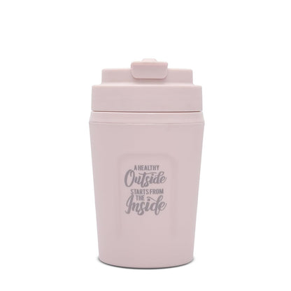 Jaypee Snap Sip Steel Insulated Coffee Mug | 350 ml | Spill Proof | Suitable for Any Beverage |