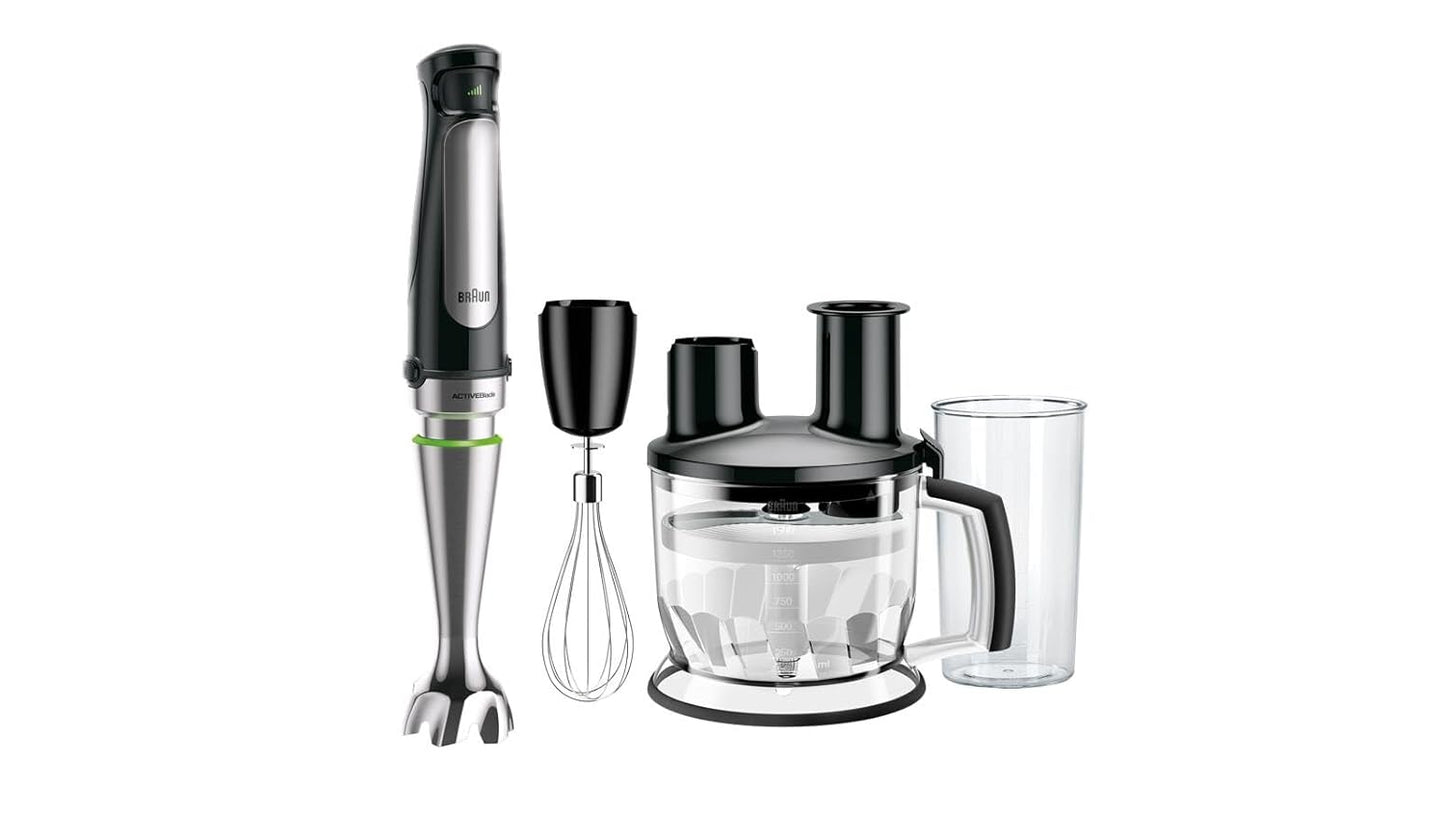 MultiQuick 7 Hand Blender with Beaker | 1000W | Black