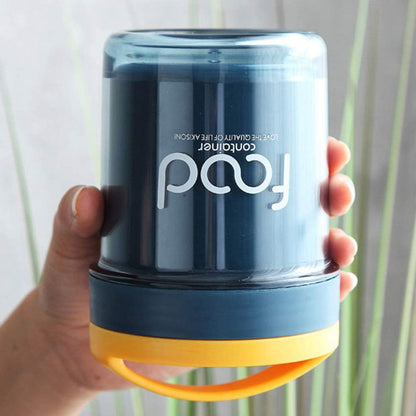 LUCIY Lunchbox | 304 Stainless Steel | Dark Blue | Insulated Soup Cup | Sealed Lunch Box |