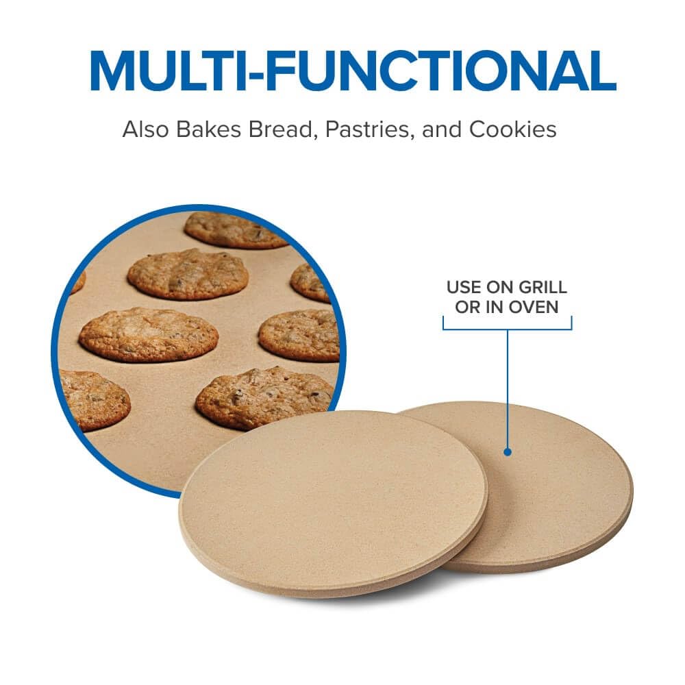 Napoleon Pizza Stone | Grill Plates |10 inches | Personal Sized Pizza/Baking Stone