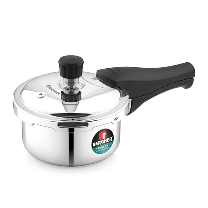 Bergner Junior Trimax Triply Pressure Cooker | 1 Litre | Outer Lid Mini Pressure Cooker |