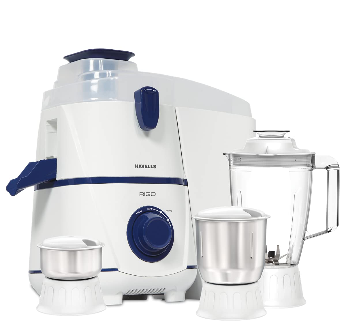 Havells RIGO | Juicer Mixer Grinder | 500W | 3 Jars |