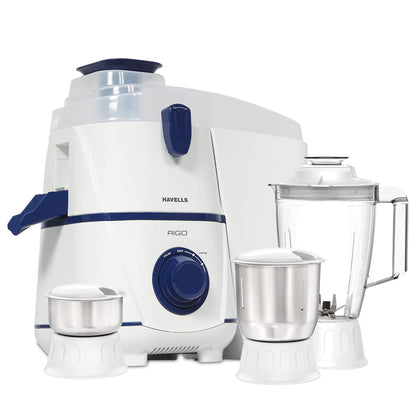 Havells RIGO | Juicer Mixer Grinder | 500W | 3 Jars |
