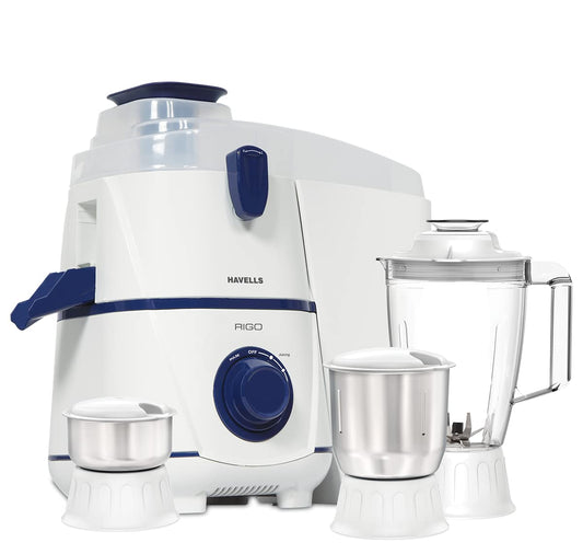 Havells RIGO | Juicer Mixer Grinder | 500W | 3 Jars |