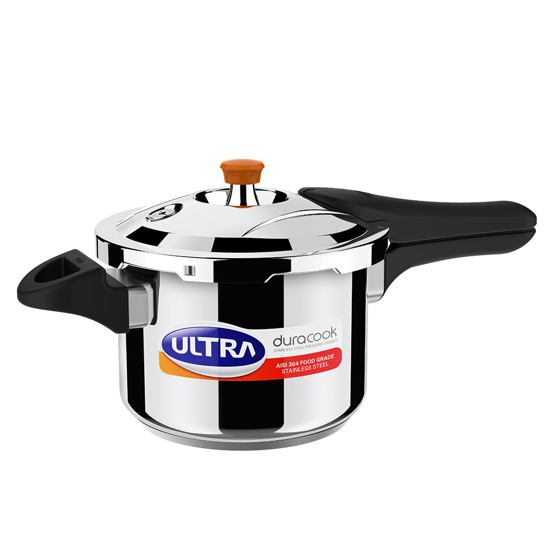 Ultra Durocook Pressure Cooker | 3 Litre | Bakelite Handles | 10 Years Warranty |