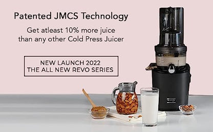 Kuvings REVO830 Professional Cold Press Slow Juicer | Matt Black + Smoothie & Sorbet