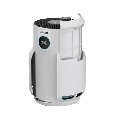 Shark Air Purifier for Home & Bedroom | Silent LED Display | White | 5 Years of Filter Life |