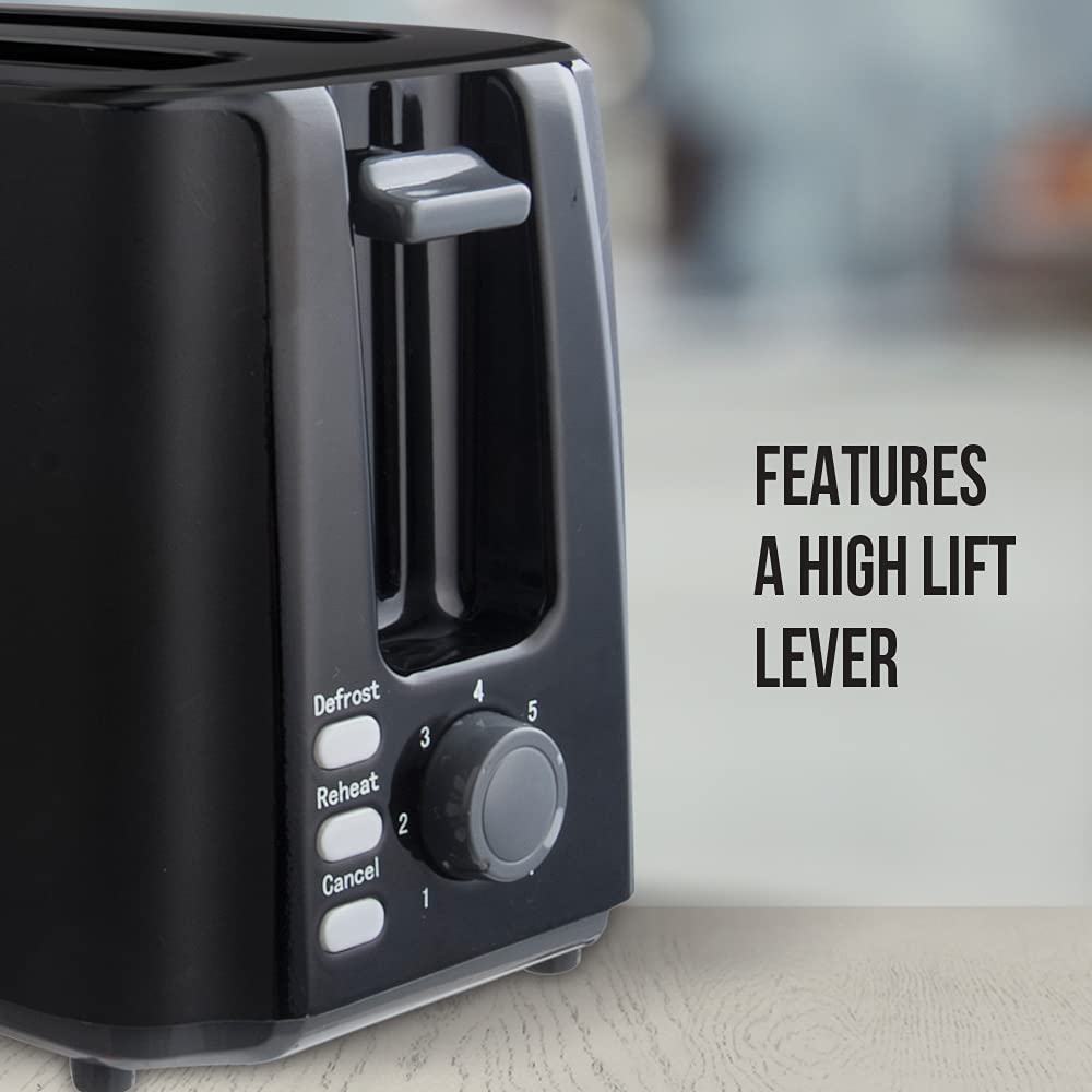 Havells Crisp Plus Pop-Up Toaster | 2 Slices | 750 Watts | 7 Heat Settings |