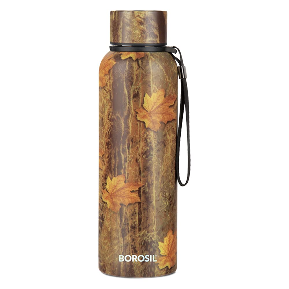Borosil Hydra Trek Stainless Steel Water Bottle | 700ml | Mapple |